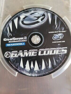 GameShark Game Codes for PlayStation 2 Broadband Enabled