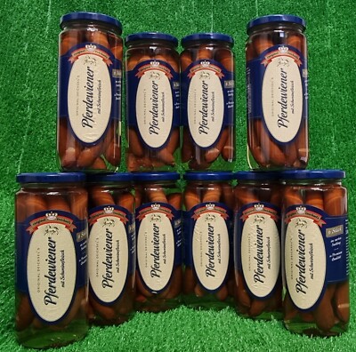 23,96 /kg) 10x DEICHSEL`S Pferde Wiener Würstchen Pferdewürstchen 6St Versand 0 