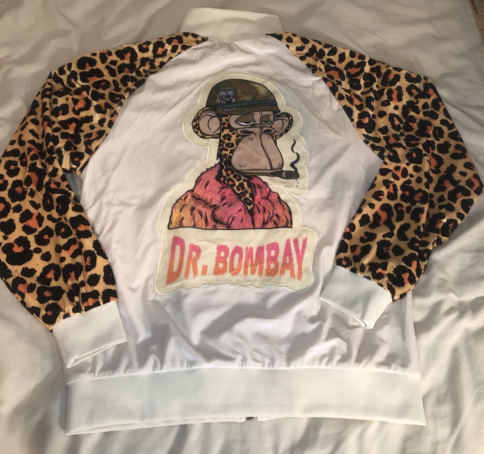 FILA Giacca da pista Death Row Records DR.Bombay avorio taglia XL rara