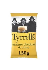 Tyrrells Crisps Mature Cheddar & Chive 150G ( Pack Of 1)