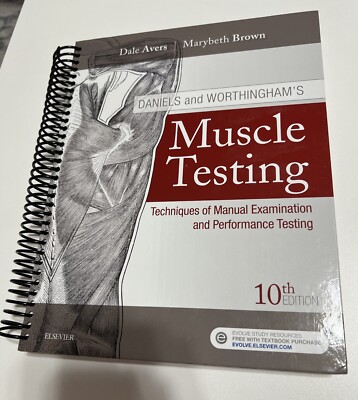 Daniels and Worthingham's Muscle Testing - 10th Edition - Hardback Spiral Bound