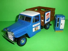 PEPSI 53 Jeep Willys Stake Bed Truck Vending Machine Coin Bank Liberty SpecCast