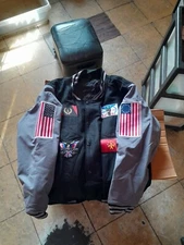 Foundational Black American Personal Lineage Varsity Team Jacket Black/Gray 2XL