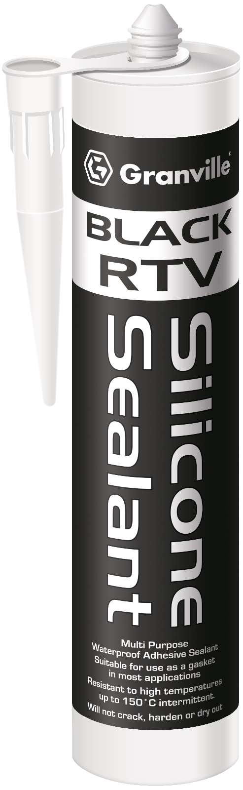Granville Black RTV High Temperature Silicone Gasket Sealant 310ml