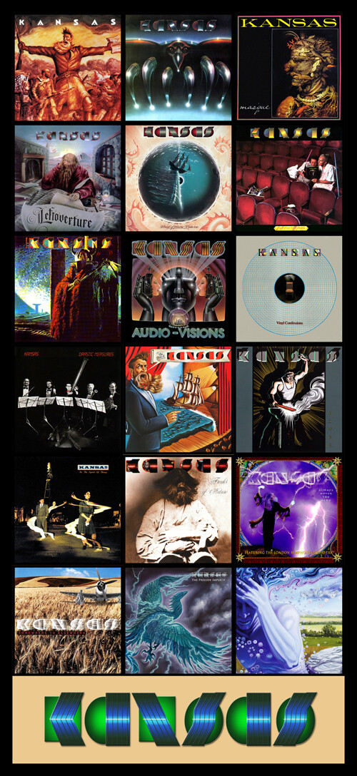KANSAS album discography magnet (4.5