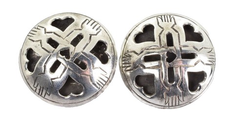 Rare Vintage 80s John Barrett Clip-On Earrings | Big Bow  display picture 1