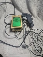  Vintage ELDON 3851 Slot Car Power Pack and 2 Controllers Untested 