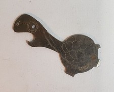 1920’s Lewtan Vintage Turtle Bottle Opener. Made in USA. 3" in length.