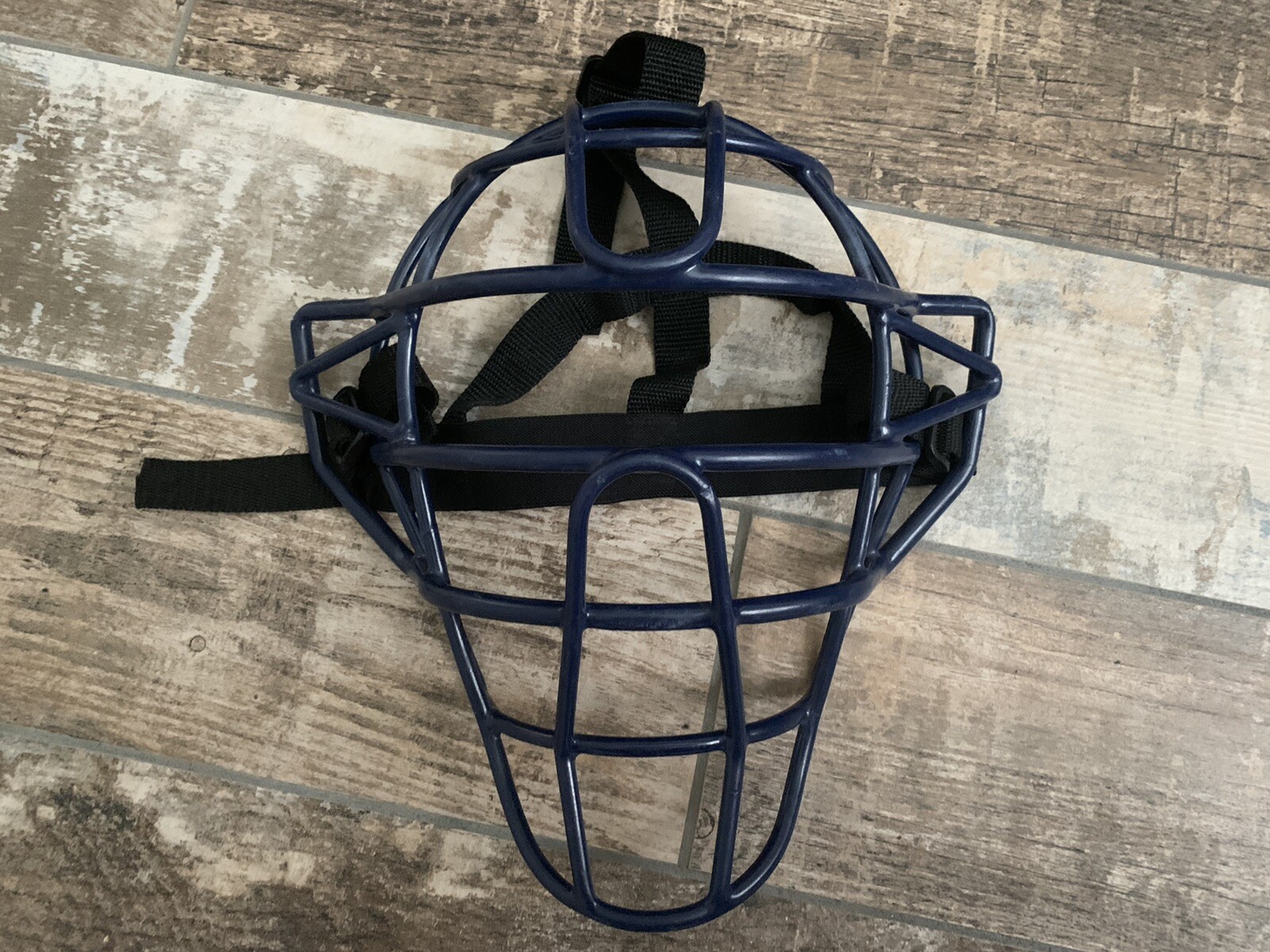Image 1 - NY Yankees NIKE Pro Series Catcher’s Mask/Cage, Navy (No Padding)