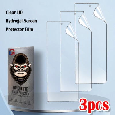 3Pcs HD Clear Film Screen Protector For Samsung Galaxy Z Fold 3/4/5/6