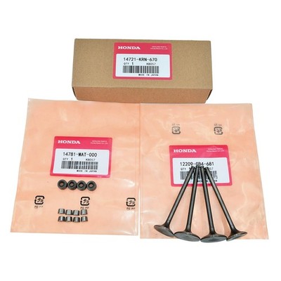 NEW OEM 4xIntake Valve & Exhaust Valve Kit for Honda CRF250R 2004-2007