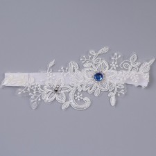 Bridal Lace Foot Decor Western Wedding Bride Ring Floral Rhinestone Leg Band