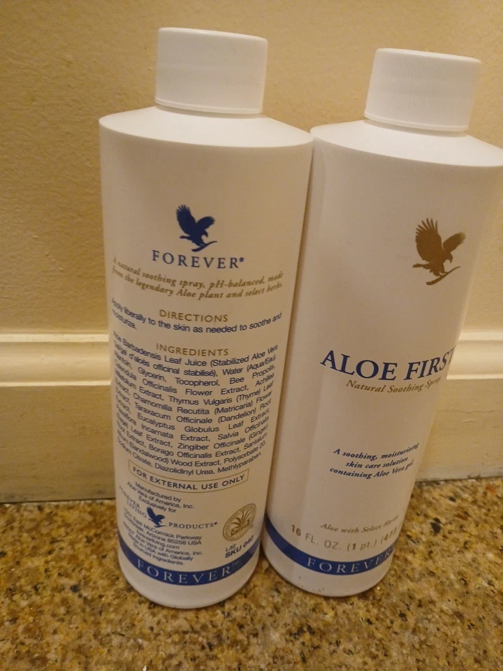 2 Forever Aloe First natürliches beruhigendes Spray, 16 Unzen (473 ml) TOP ERSTE HILFE!! - Bild 4 von 4