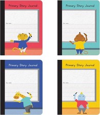 Primary Composition Notebooks, Kids Handwriting  Drawing Story Journal, Pre-...