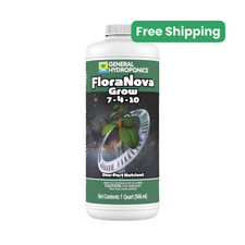 General Hydroponics Flora Nova Grow 1 Qt , 1 Gal , 2.5 Gal
