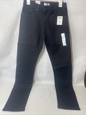DENIZEN from Levi's Men's 29X32 Black Knit Denim 288 Skinny Jeans Zip Fly New