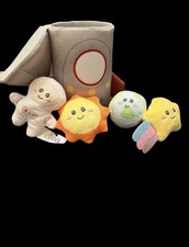 ebba Baby Talk My First Spaceship Plush Toy Set Gray/Red/Yellow