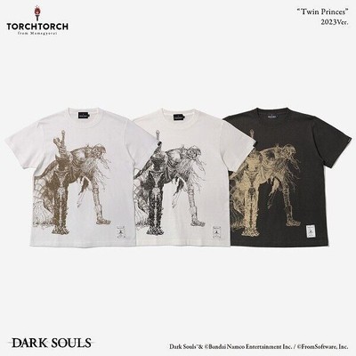[Wieder auf Lager] DARK SOULS x TORCH TORCH Twin Princes T-Shirt 3 Farben...
