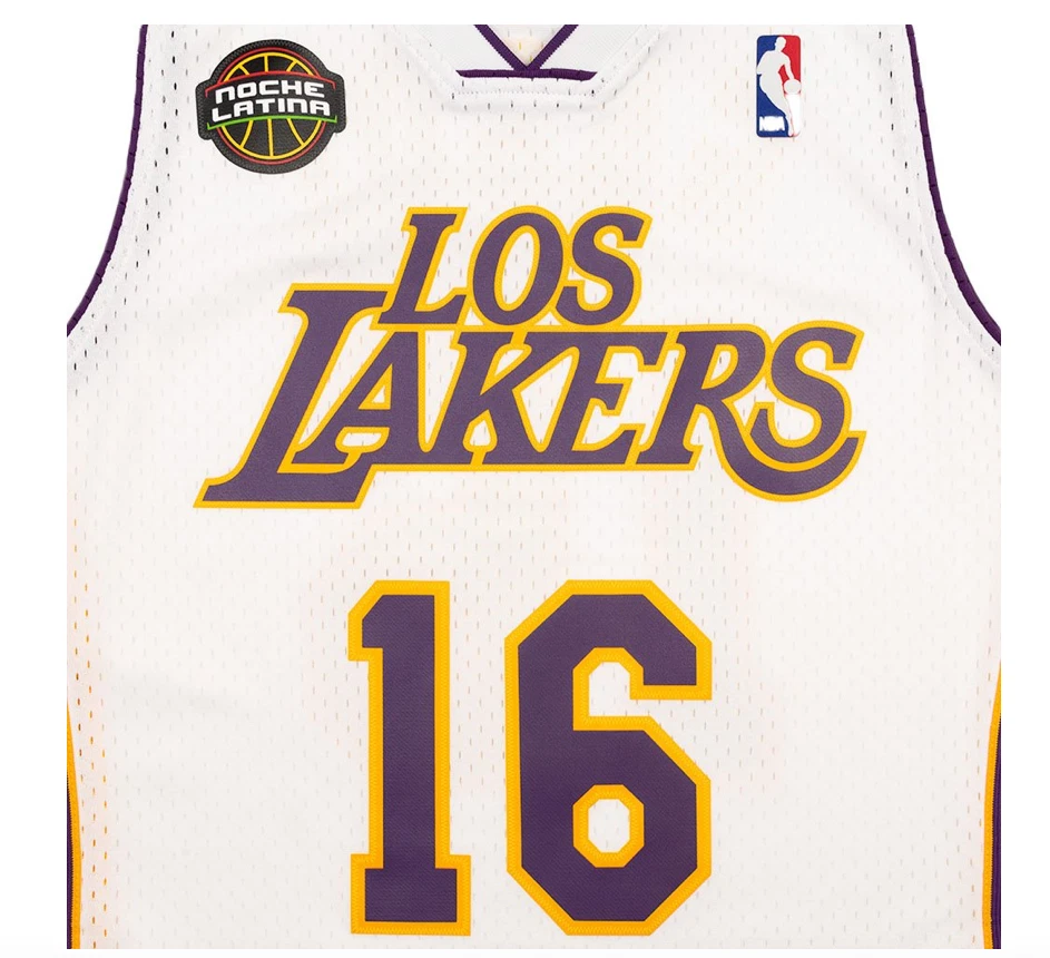 Pau Gasol Los Angeles Los Lakers Mitchell Ness 2008-09 HWC NBA Swingman Jersey - Image 3 of 4