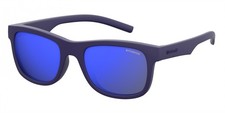 Polaroid Kids PLD 8020/S Rubber blue 46/18/124 KIDS Sunglasses