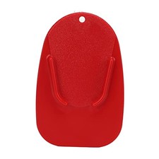 Motorcycle Kickstand Pad,Universal Side Foot Support Plate Kick Stand Base Red