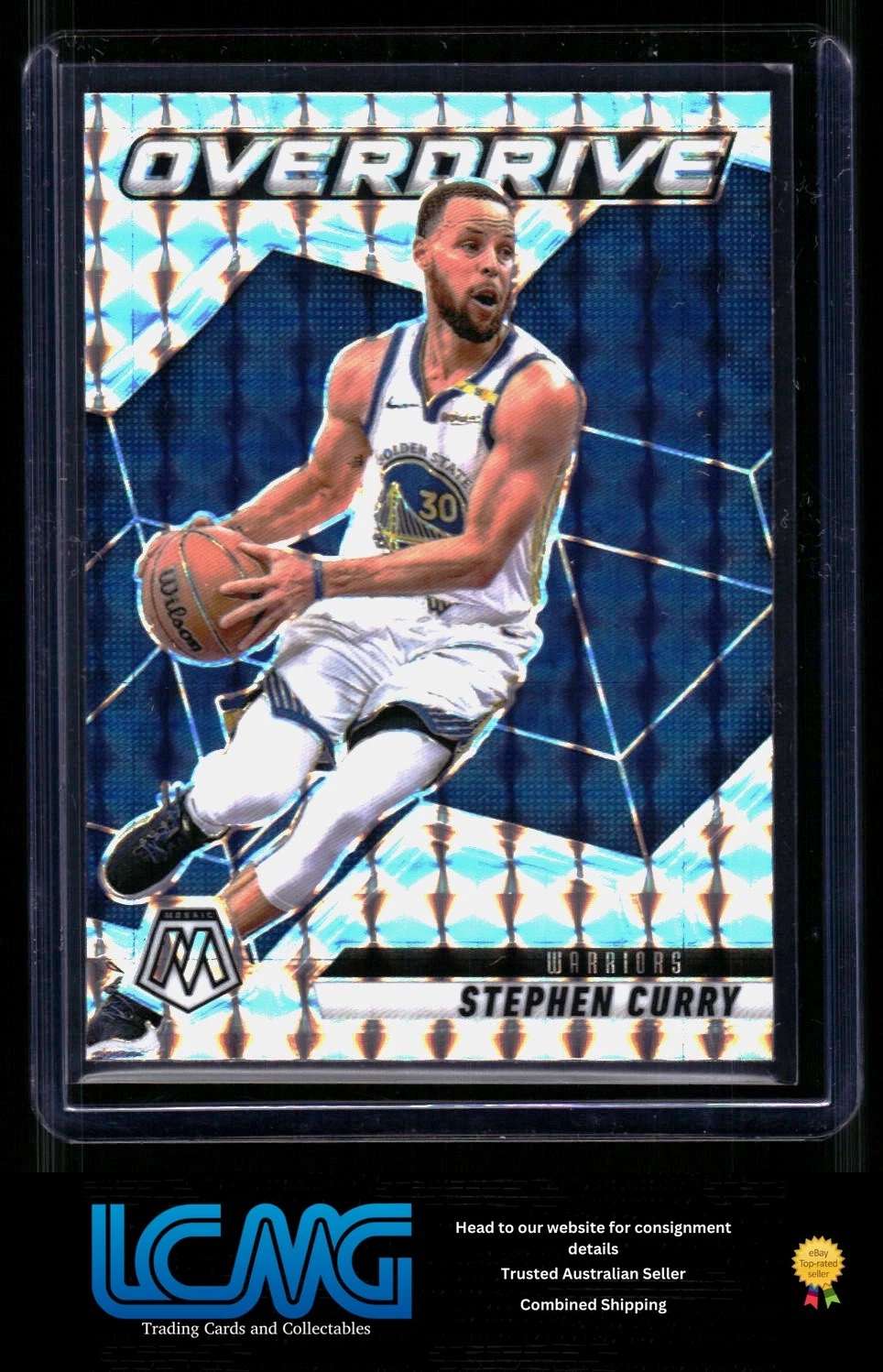 2024-25 Panini Mosaic #15 Stephen Curry Overdrive