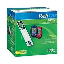 ReliOn Prime Blood Glucose Test Strips 100 Count Expirations 05 & 06/2027