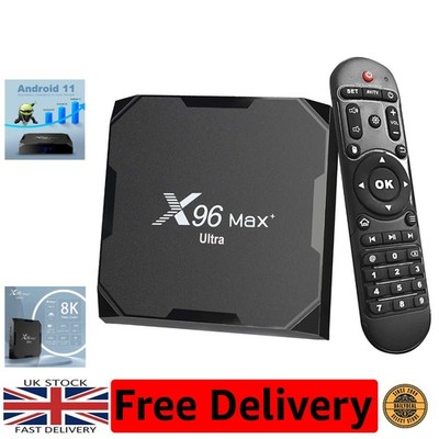 X96 Max Plus mit 8K Unterstützung - Erweiterte Android TV Box für Streaming & Gaming
