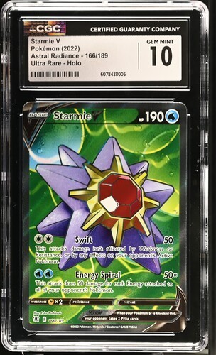 Starmie V graded CGC 10 for sale on eBay