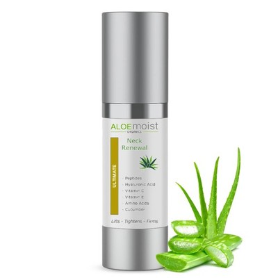 Neck Firming Cream for Sagging Skin with Hyaluronic Acid, Peptides & Vitamin