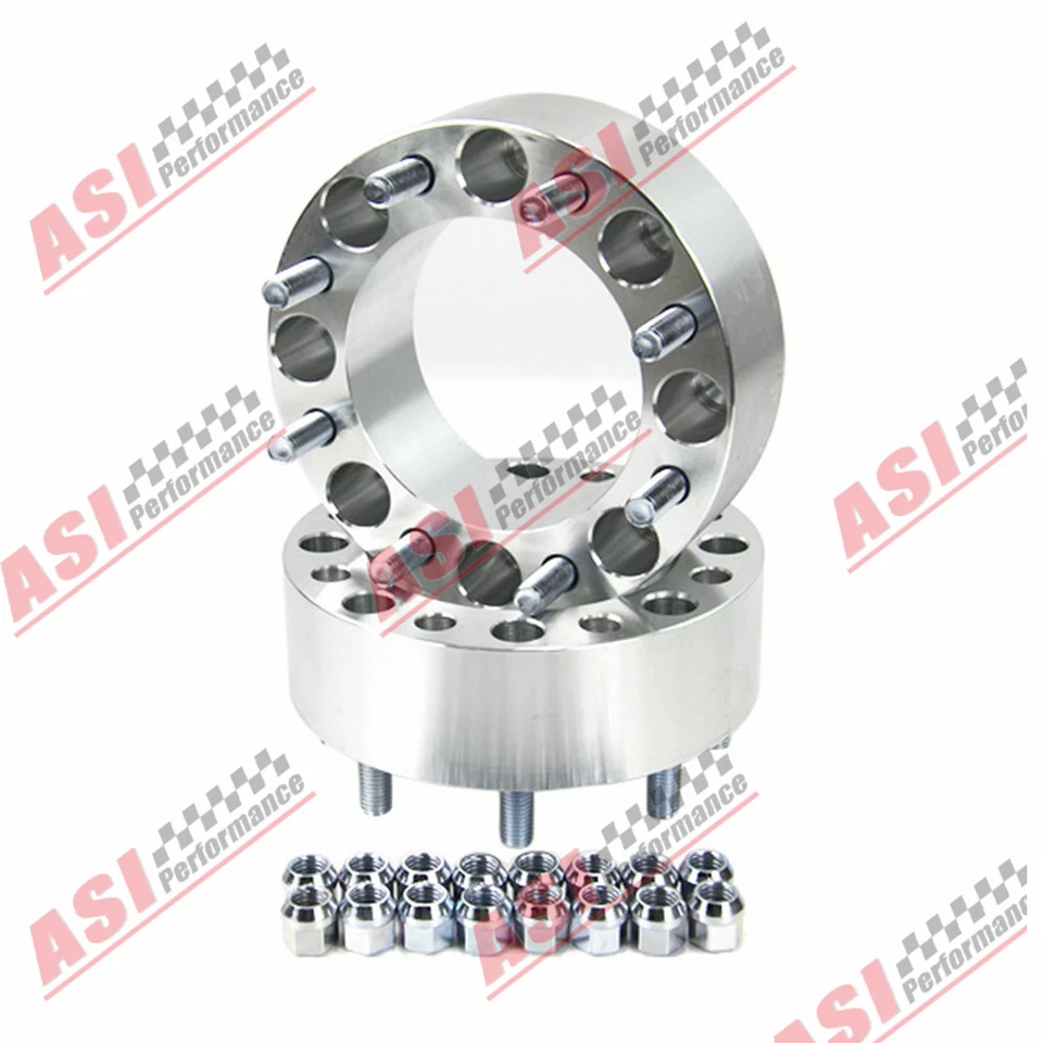 2.5" 8 Studs Wheel Spacer 8X170mm Fit 1999-2016 FORD F-250 F-350 Super Duty ASI Foto 2 de 4