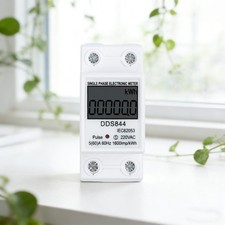 220V 60A compteur électrique monophasé watt-heure compteur d'énergie écran L