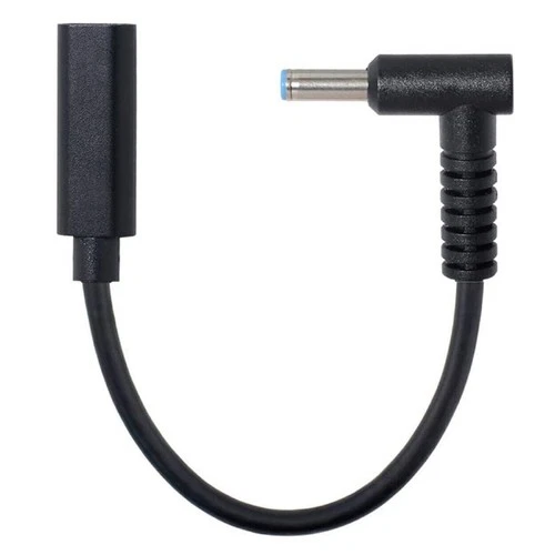 USB Type C Female Input to DC 4.5mm x 3.0mm Power PD Charger Cable for HP Laptop