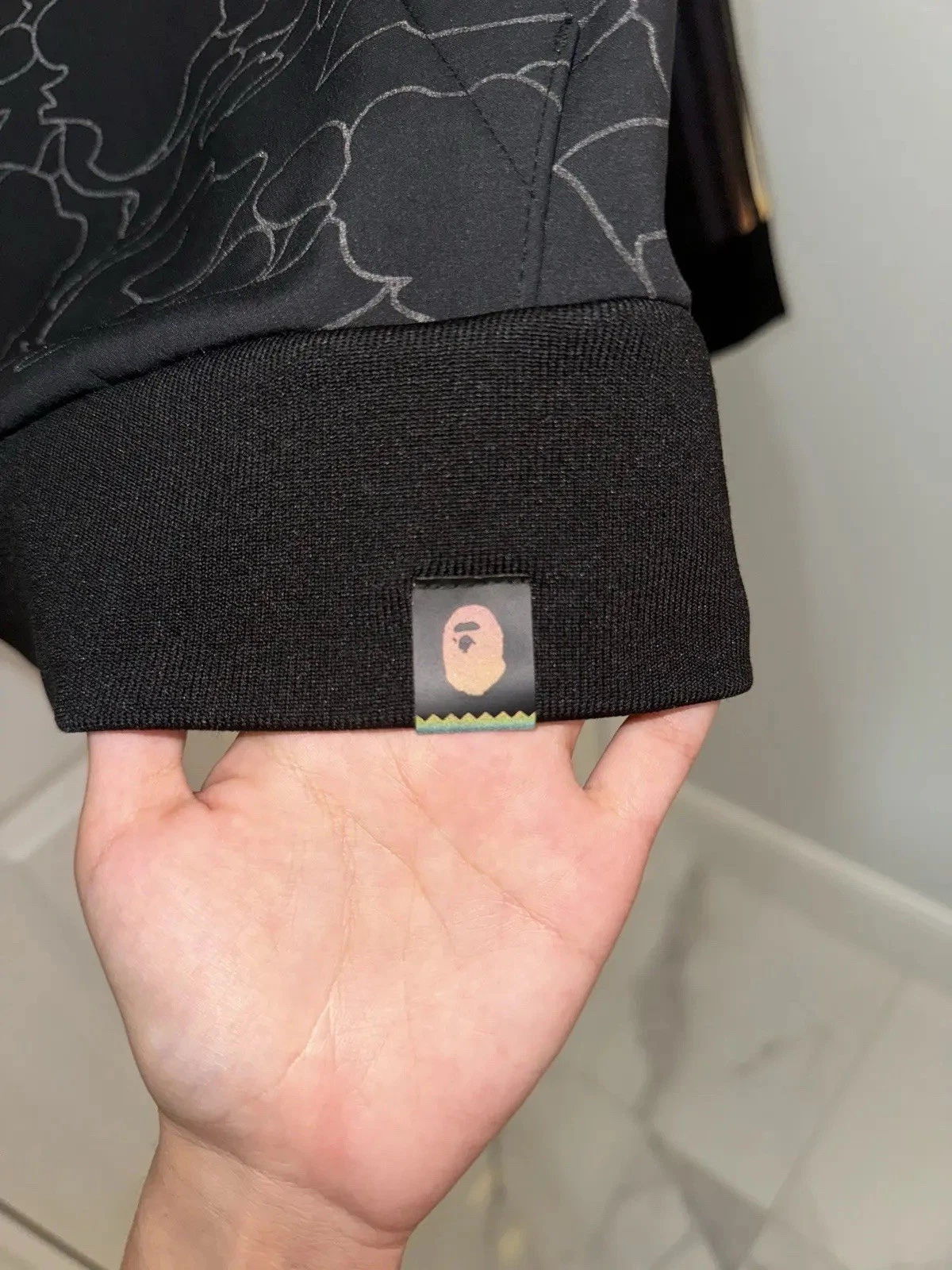 A BATHING APE (BAPE) Felpa con cappuccio Adidas Bape Tech taglia media FW18