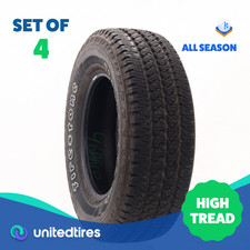 Set Of 4 Used Lt 27570r18 Firestone Transforce At2 125122r - 14-1532 Set Of 4 Used Lt 27570r18 Firestone Transforce At2 125122r - 14-1532