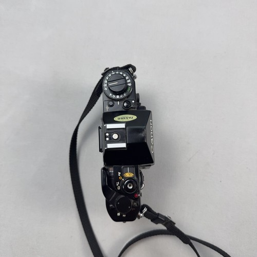 Canon A-1 SLR 35mm Film Camera Vintage Black Body Only W/ Cap TESTED WORKING - Picture 9 of 19