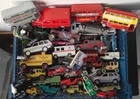 ORIGINAL VINTAGE DIECAST TOY JOB LOT DINKY CORGI BUDGIE etc CARS BUSSES etc
