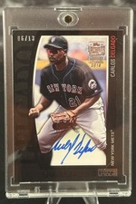 2015 Topps Archives Carlos Delgado 6/13 On Card Auto 2009 Topps Unique #56