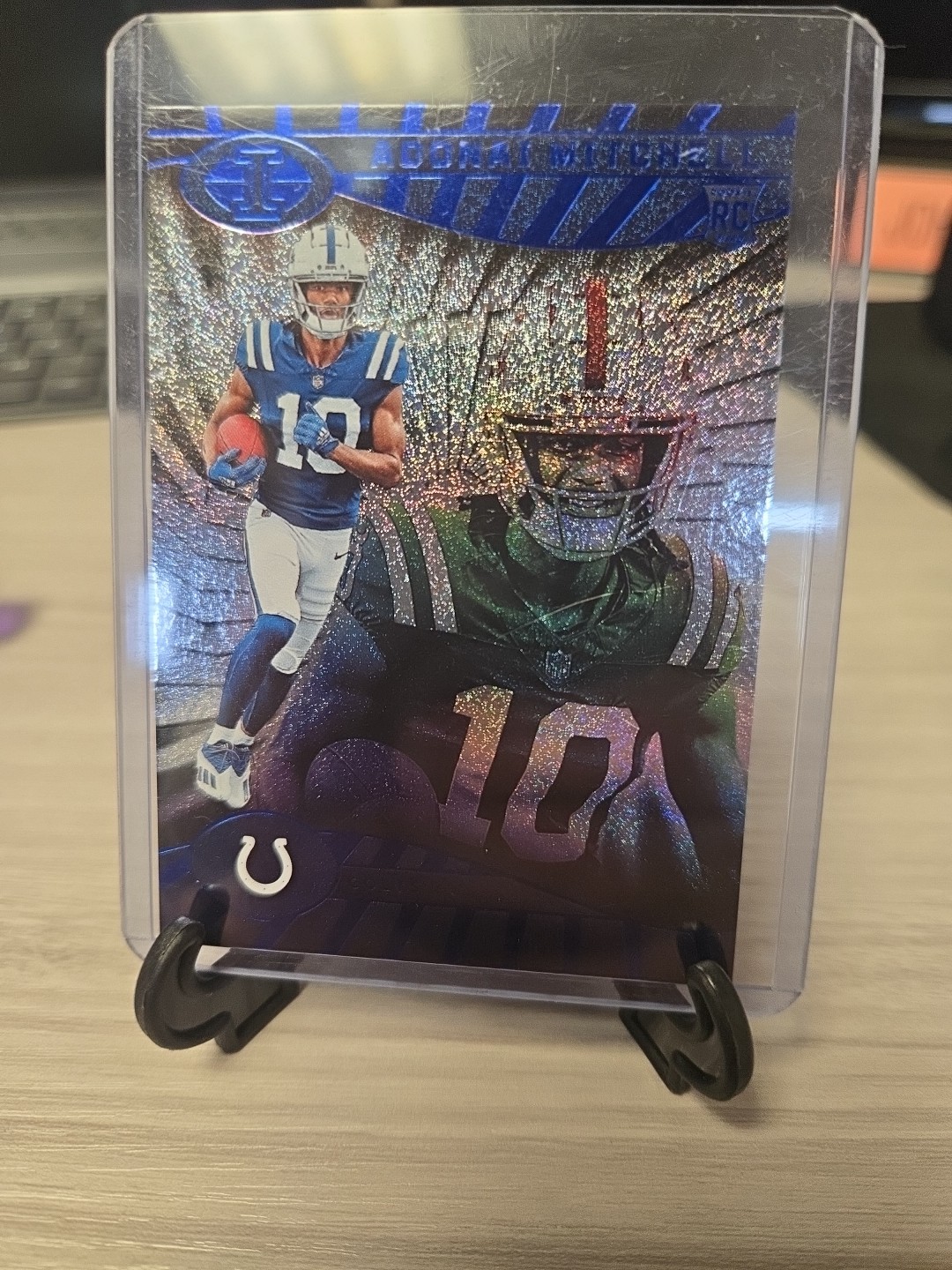 2024 Panini Illusions Trophy Collection Dots #36 Adonai Mitchell