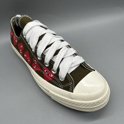 Converse Chuck Taylor All Star 70 Ox Comme Des Garcons Herz Grün Herren Uk 9