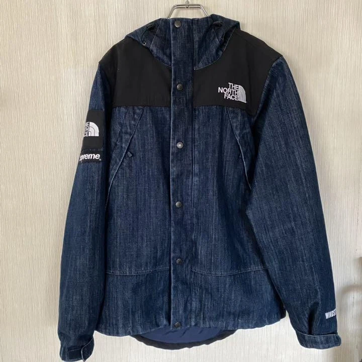 Supreme The North Face Giacca da Montagna Denim Taglia S