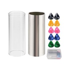 RuiJOTWAT 2 Pcs Glass Slide And Stainless Steel Slides Bar For Electric...