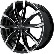 CERCHIO IN LEGA PER MITSUBISHI COLT 6,0J15" 4X100 40 60,10 MIM EVO001 BLACK POLI