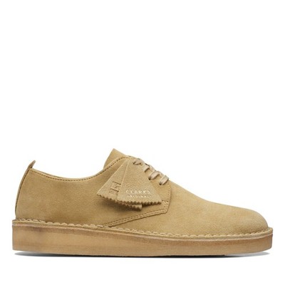 Clarks Originals Mens Coal London Brown Suede Casual Shoes | eBay