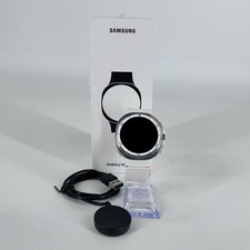 Samsung Galaxy Watch8 Classic 46mm White Stainless Steel LTE w/ Band-Excellent