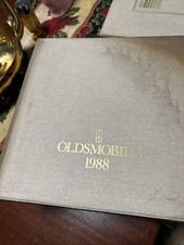 1988 Olds Color Upholstery Dealer Album Supreme Cutlass 98 88 Toronado Ciera Etc