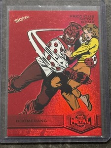 2022 Marvel Spider-man Metal Boomerang High Precious Gems Pmg Red 47/100 #114