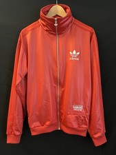 Adidas Chile 62’ Wet Look TJ - Red & Red Neon Stripe Size M - Extremely Rare VGC