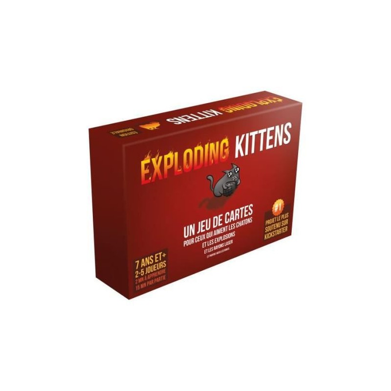 Exploding Kittens le jeu d'ambiance parfait pour occuper les ados et adultes