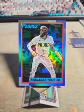 2025 Topps Update 1990 U90-23 Fernando Tatis Jr., Green Rainbow Foil 81/99